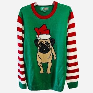 PRICE REDUCED!!!   Party Pug Ugly Christmas Sweater Unisex